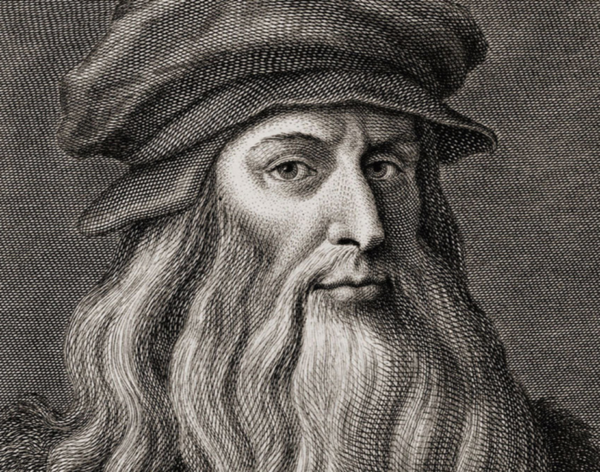 Leonardo Da Vinci pode ser usado como exemplo de alguém que possui mais de uma inteligência pois foi pintor, botânico, matemático, anatomista e inventor. Foto: Shutterstock.