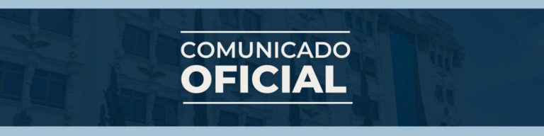 capa comunicado oficial